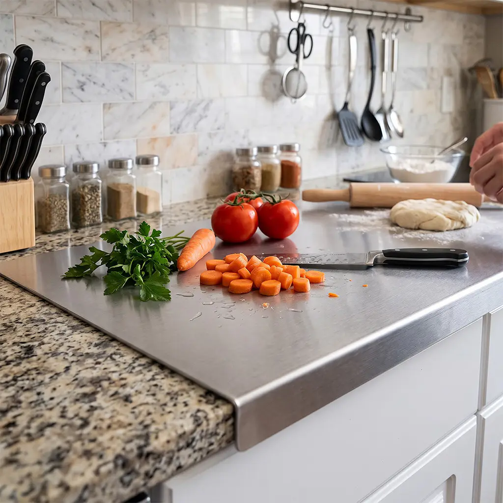Precision Stainless Steel Prep Board