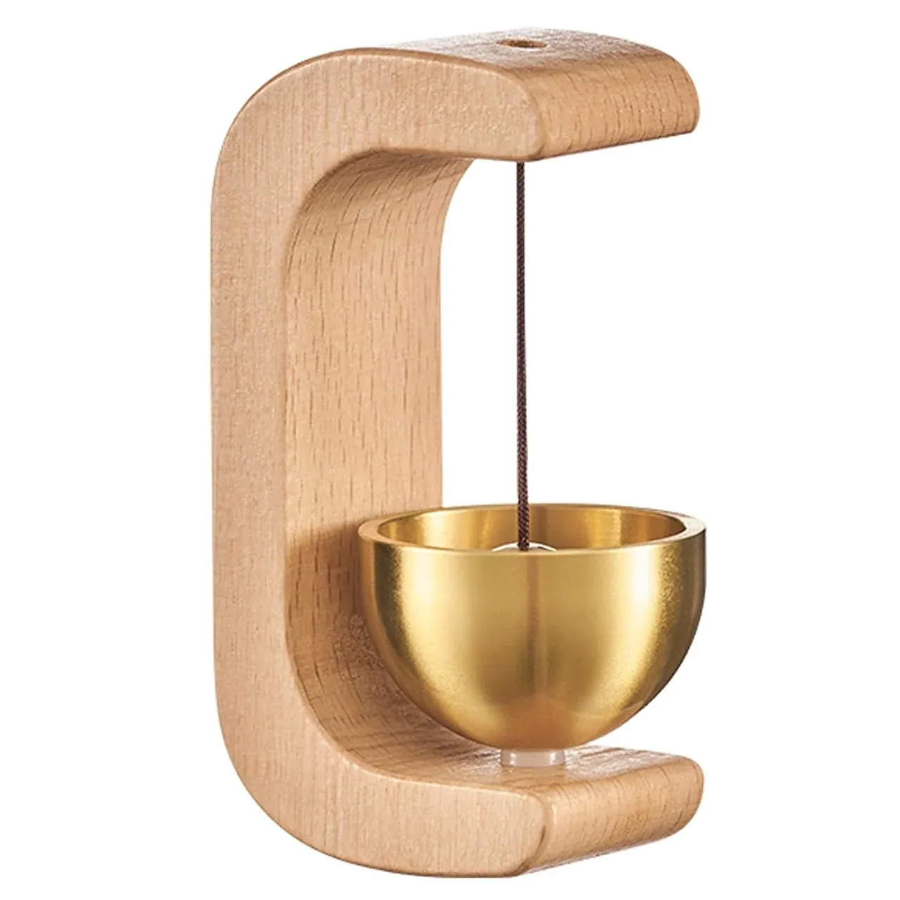 Wood & Brass Magnetic Door Chime